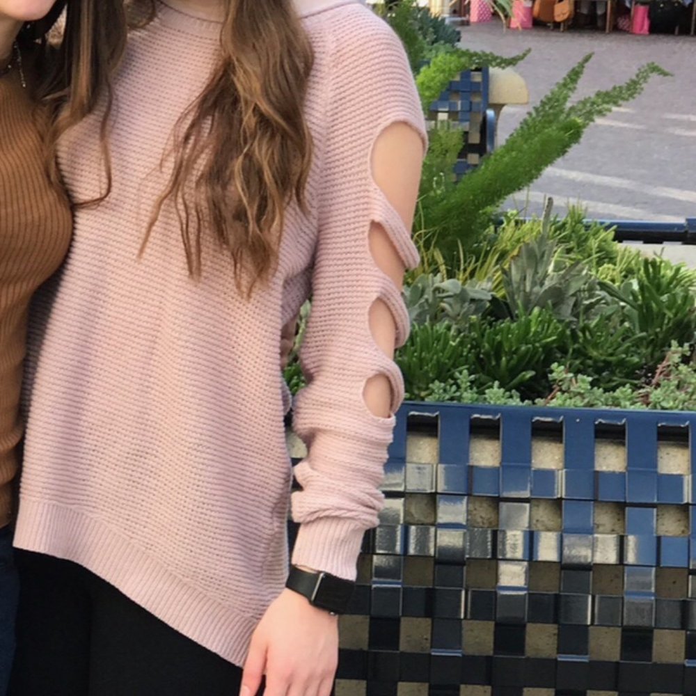 Express Sweater with Cut Outs